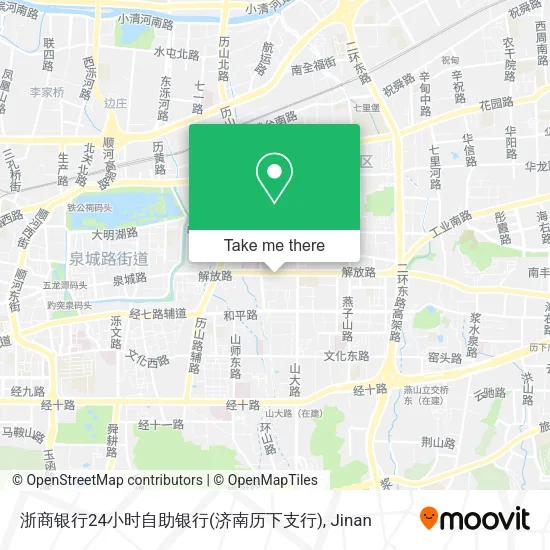 浙商银行24小时自助银行(济南历下支行) map