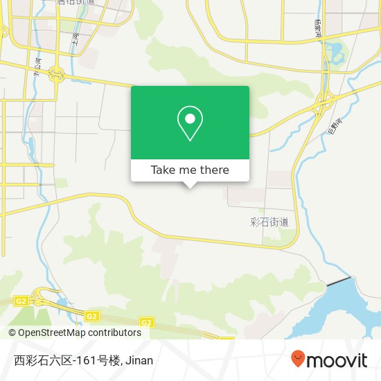 西彩石六区-161号楼 map