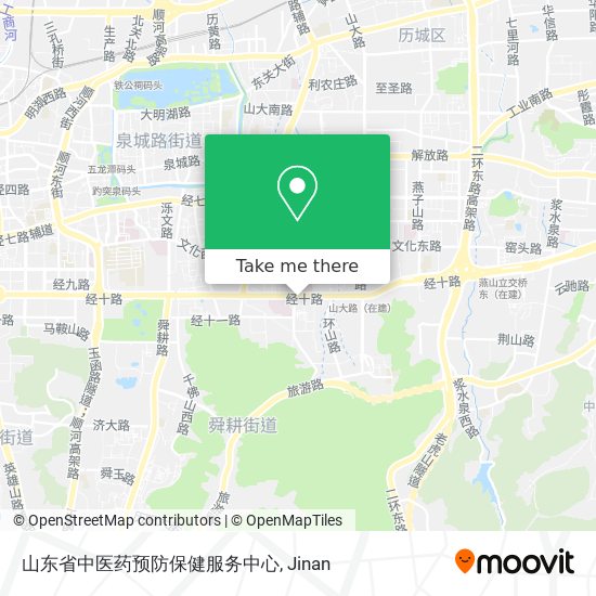 山东省中医药预防保健服务中心 map