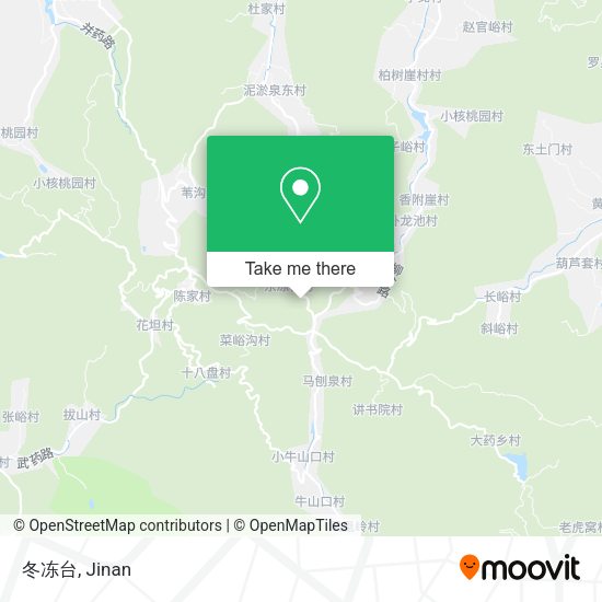 冬冻台 map