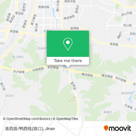 港西路/鸭西线(路口) map