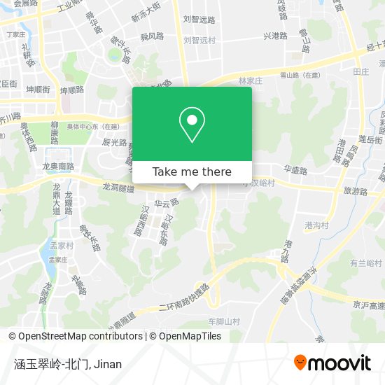 涵玉翠岭-北门 map