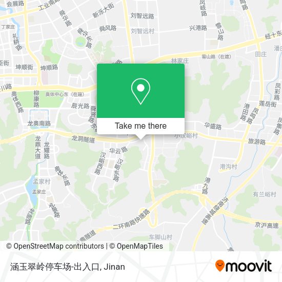 涵玉翠岭停车场-出入口 map