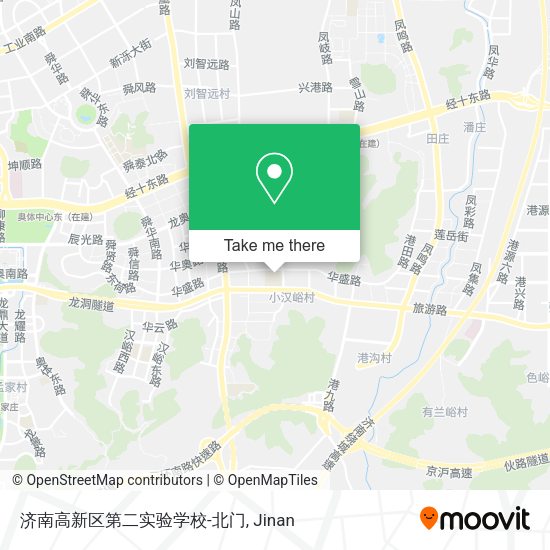 济南高新区第二实验学校-北门 map