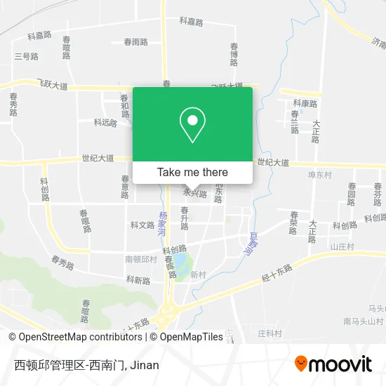 西顿邱管理区-西南门 map