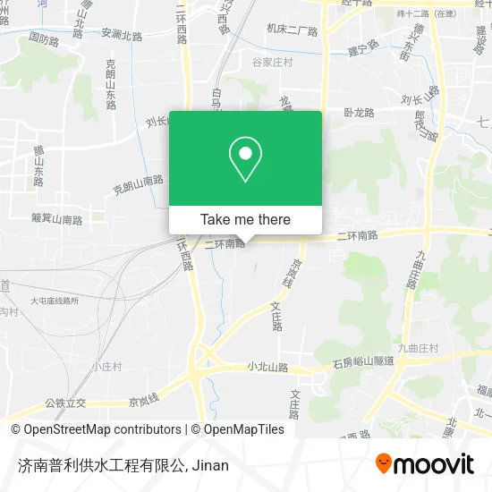 济南普利供水工程有限公 map