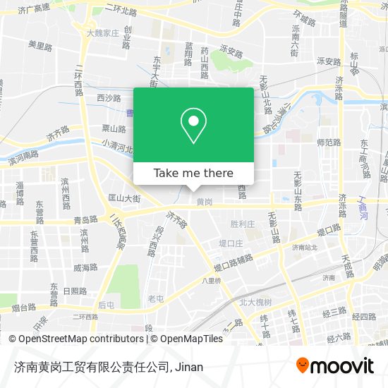 济南黄岗工贸有限公责任公司 map