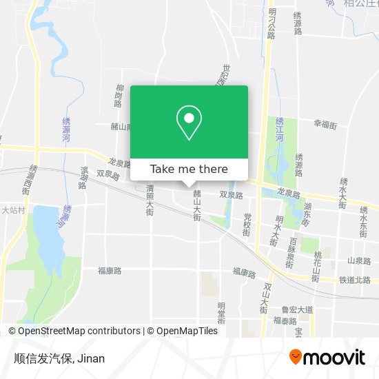 顺信发汽保 map