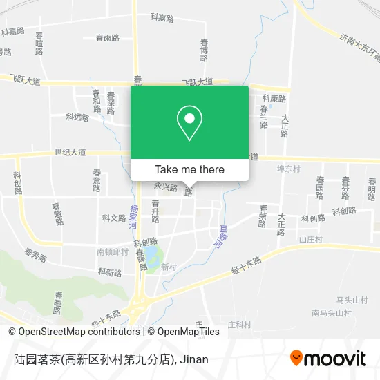 陆园茗茶(高新区孙村第九分店) map