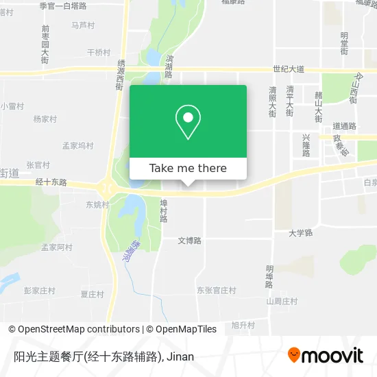 阳光主题餐厅(经十东路辅路) map