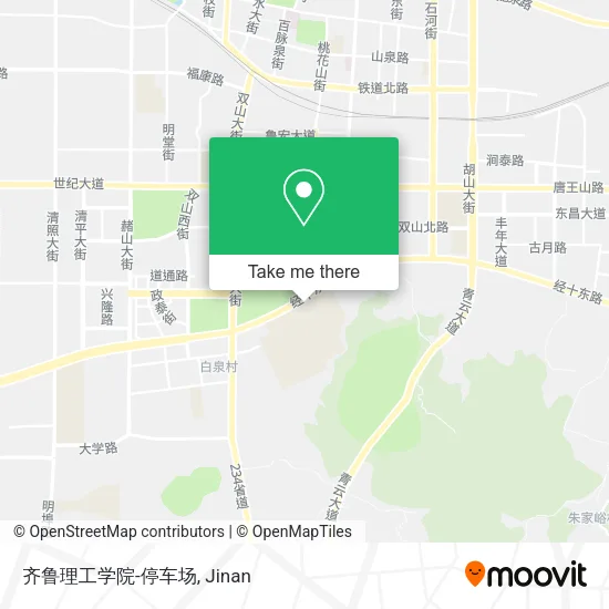 齐鲁理工学院-停车场 map