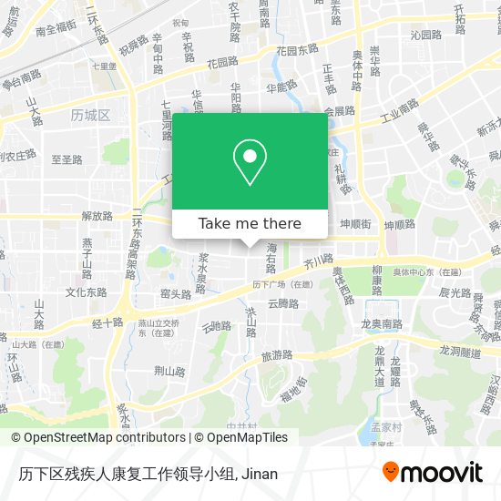 历下区残疾人康复工作领导小组 map