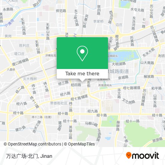 万达广场-北门 map
