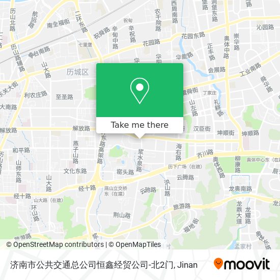 济南市公共交通总公司恒鑫经贸公司-北2门 map