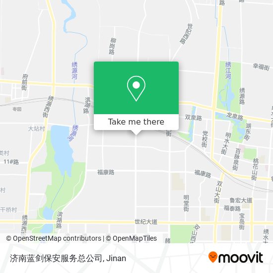 济南蓝剑保安服务总公司 map