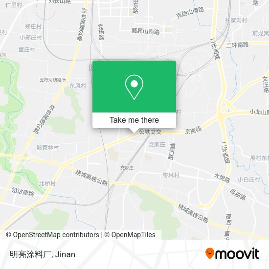 明亮涂料厂 map