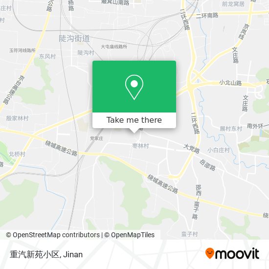 重汽新苑小区 map
