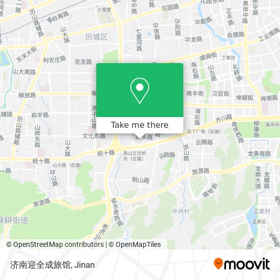 济南迎全成旅馆 map