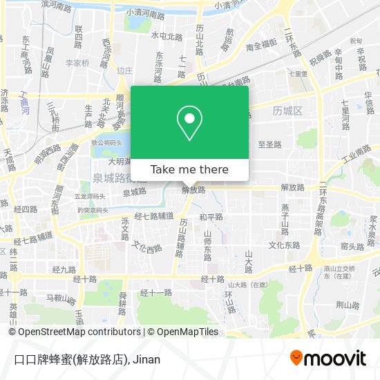 口口牌蜂蜜(解放路店) map