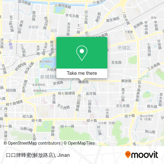 口口牌蜂蜜(解放路店) map