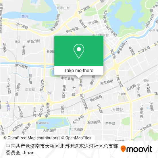 中国共产党济南市天桥区北园街道东泺河社区总支部委员会 map