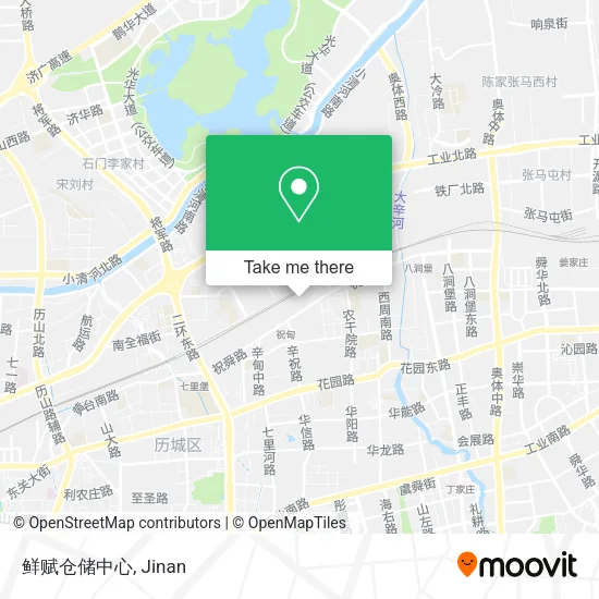 鲜赋仓储中心 map