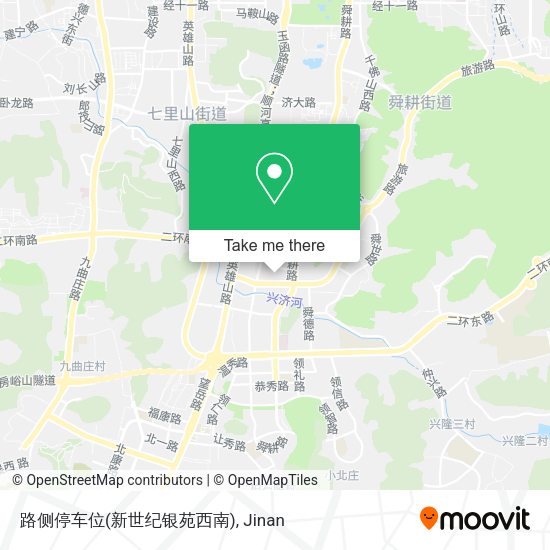 路侧停车位(新世纪银苑西南) map