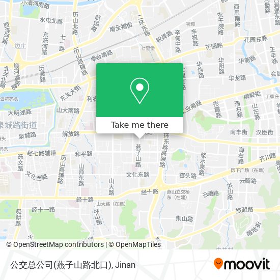 公交总公司(燕子山路北口) map