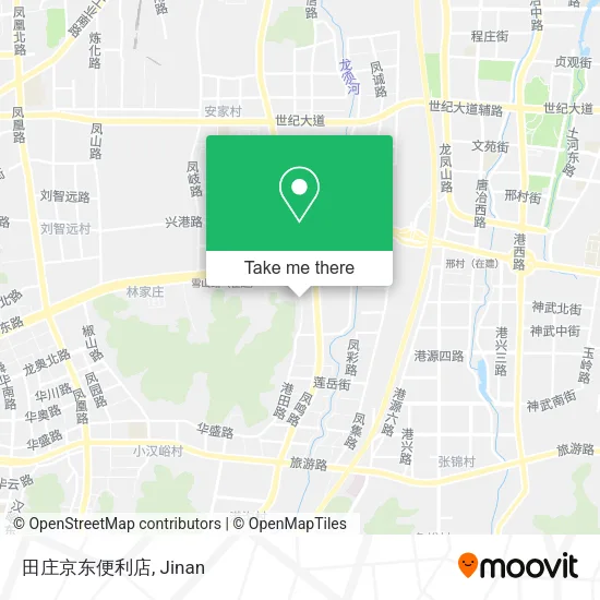 田庄京东便利店 map