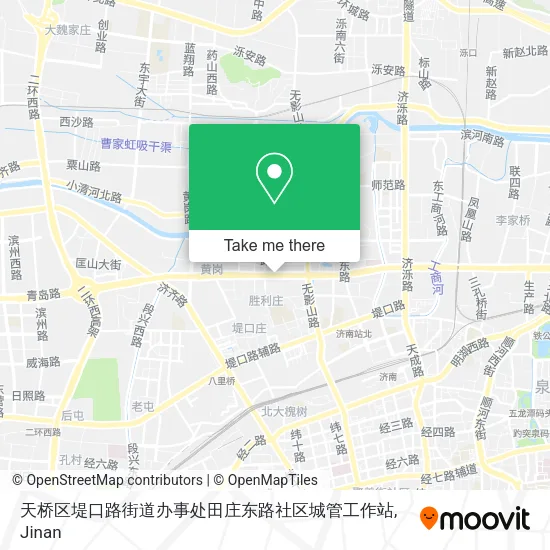 天桥区堤口路街道办事处田庄东路社区城管工作站 map