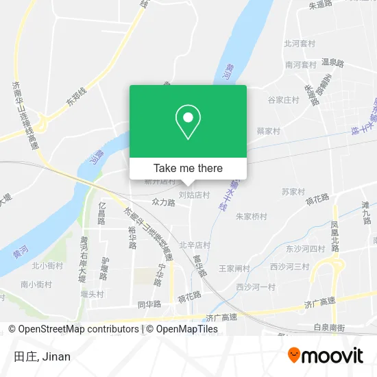 田庄 map