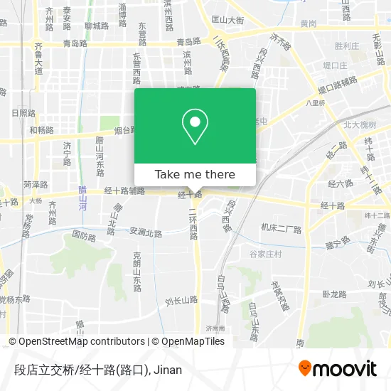 段店立交桥/经十路(路口) map