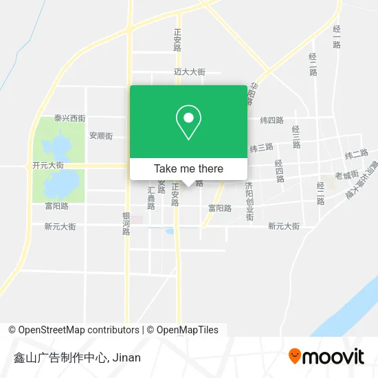 鑫山广告制作中心 map