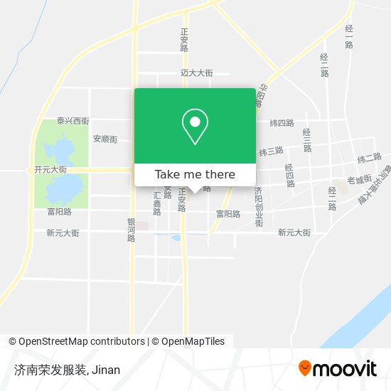 济南荣发服装 map