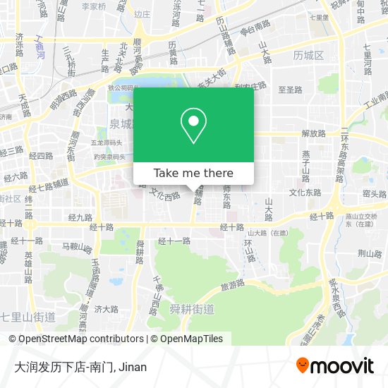 大润发历下店-南门 map