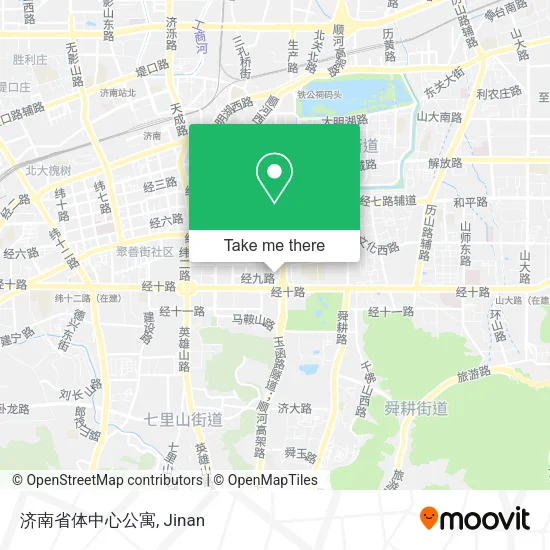 济南省体中心公寓 map