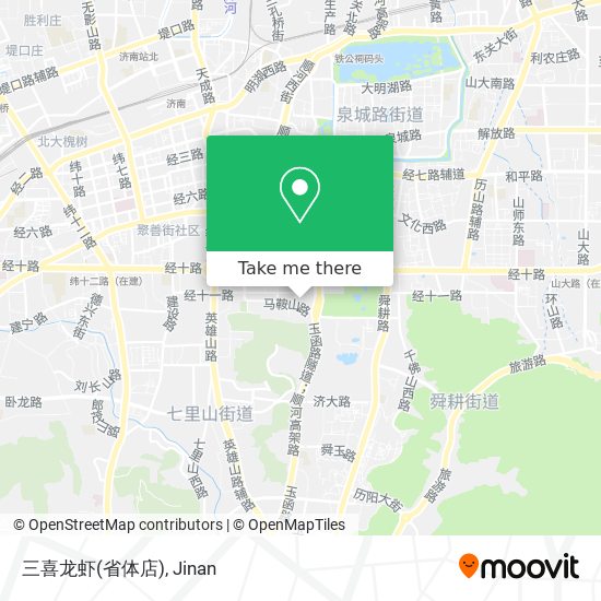 三喜龙虾(省体店) map