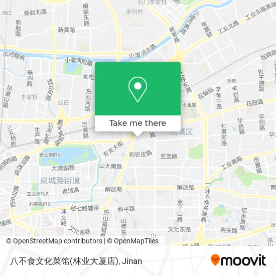 八不食文化菜馆(林业大厦店) map