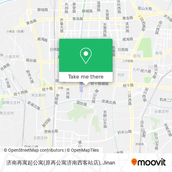 济南再寓起公寓(原再公寓济南西客站店) map