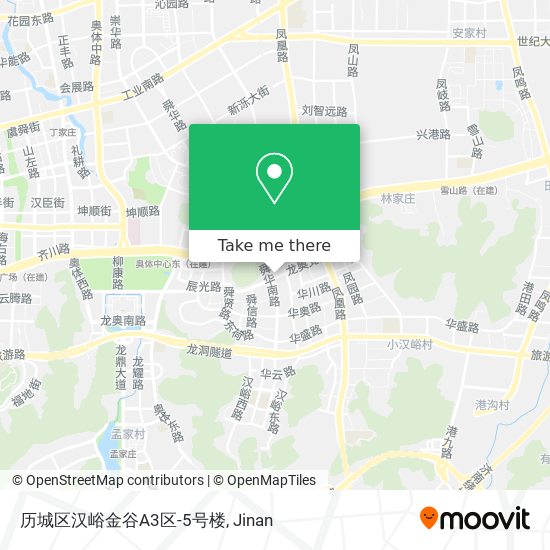历城区汉峪金谷A3区-5号楼 map
