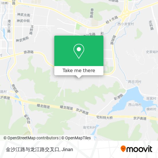 金沙江路与龙江路交叉口 map