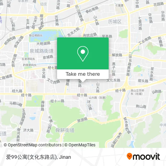 爱99公寓(文化东路店) map