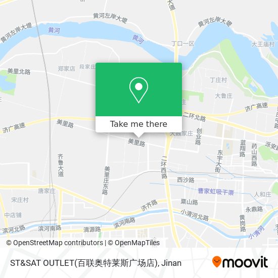 ST&SAT OUTLET(百联奥特莱斯广场店) map