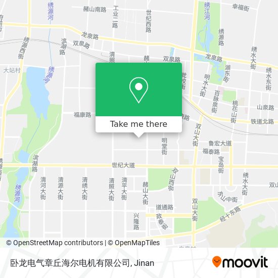 卧龙电气章丘海尔电机有限公司 map