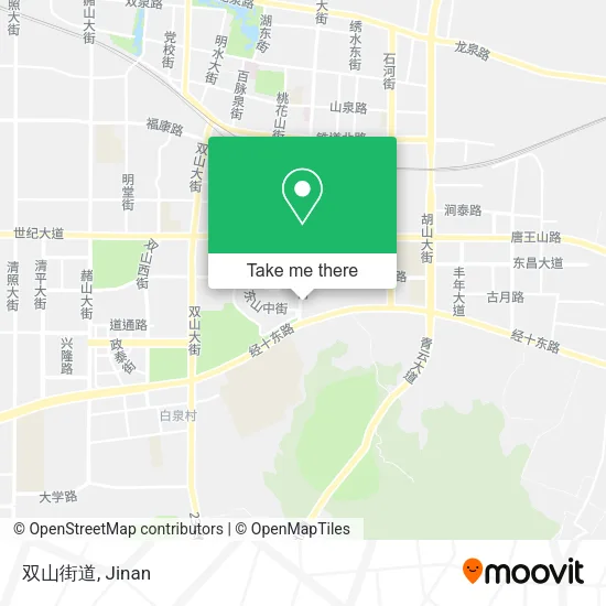 双山街道 map