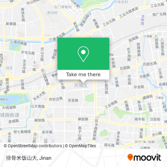 排骨米饭山大 map