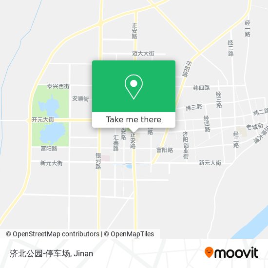 济北公园-停车场 map