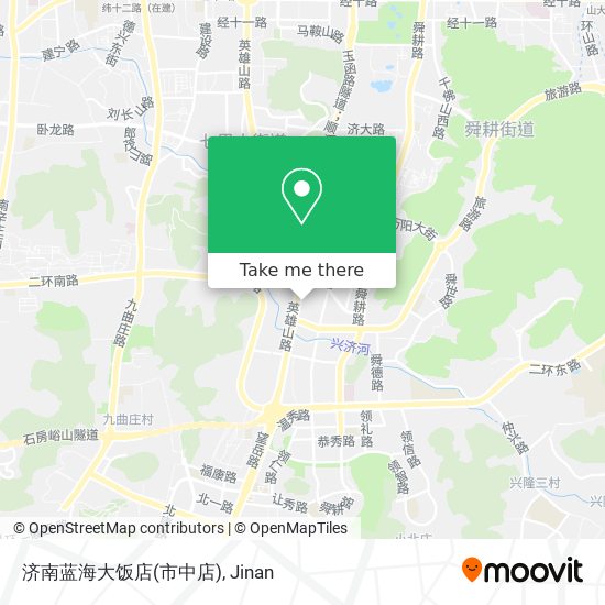 济南蓝海大饭店(市中店) map
