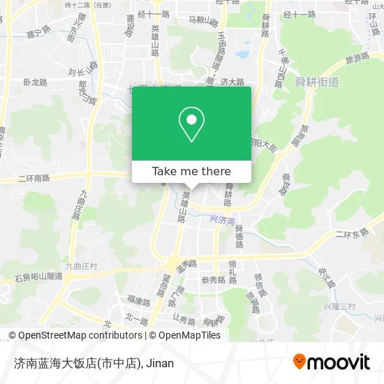 济南蓝海大饭店(市中店) map