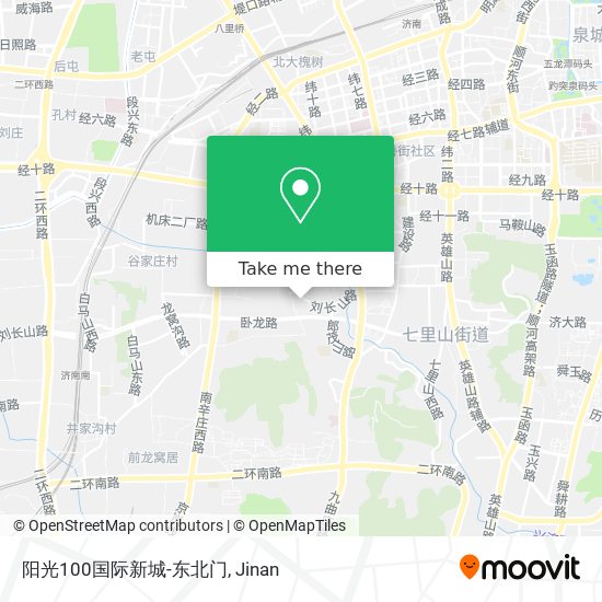 阳光100国际新城-东北门 map